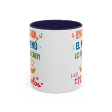 Load image into Gallery viewer, Tacita de café "En Casa, El Menú Lo Escogen Los Nietos". 11oz