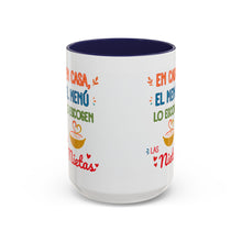Load image into Gallery viewer, Tacita de café "En casa el menú lo escogen las Nietas". 11oz
