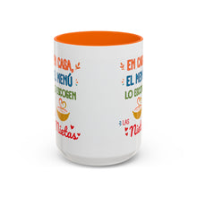 Load image into Gallery viewer, Tacita de café "En casa el menú lo escogen las Nietas". 11oz