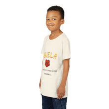 Load image into Gallery viewer, Youth Tee "Abuela siempre me tiene en sus oraciones"