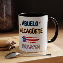 Load image into Gallery viewer, "Tacita de café "Abuelo Alcagüete Boricua"11oz