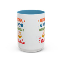 Load image into Gallery viewer, Tacita de café "En casa el menú lo escogen las Nietas". 11oz