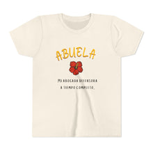 Load image into Gallery viewer, Youth T-Shirt "Abuela es mi abogada defensora a tiempo completo"