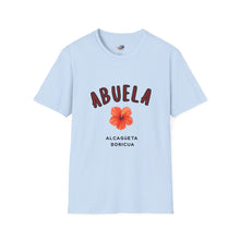 Load image into Gallery viewer, T shirt natural "Abuela Alcagüeta Boricua"