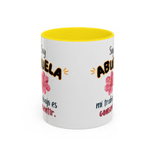 Load image into Gallery viewer, Tacita de café “Soy Abuela mi trabajo es consentir” 11oz