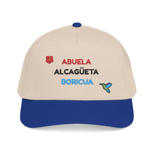Load image into Gallery viewer, Gorra "Abuela Alcagüeta Boricua". SOLO BORDADO FRONTAL.