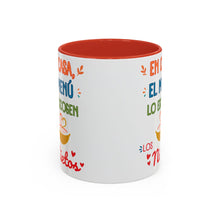 Load image into Gallery viewer, Tacita de café "En Casa, El Menú Lo Escogen Los Nietos". 11oz