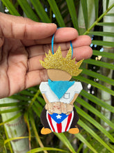 Load image into Gallery viewer, Tamborileros Boricuas Artesanales (Set de 3 Ornamentos)