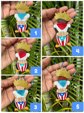 Load image into Gallery viewer, Tamborileros Boricuas Artesanales (Set de 3 Ornamentos)