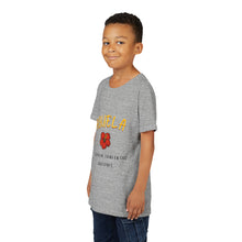 Load image into Gallery viewer, Youth Tee "Abuela siempre me tiene en sus oraciones"
