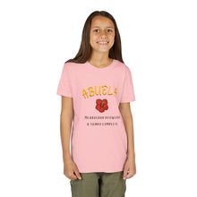 Load image into Gallery viewer, Youth T-Shirt "Abuela es mi abogada defensora a tiempo completo"
