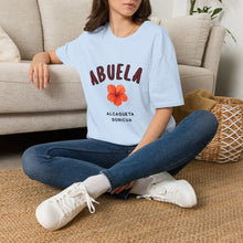 Load image into Gallery viewer, T shirt natural "Abuela Alcagüeta Boricua"
