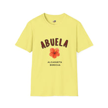 Load image into Gallery viewer, T shirt natural "Abuela Alcagüeta Boricua"
