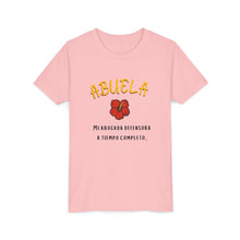 Load image into Gallery viewer, Youth T-Shirt "Abuela es mi abogada defensora a tiempo completo"
