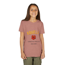 Load image into Gallery viewer, Youth Tee "Abuela siempre me tiene en sus oraciones"
