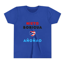 Load image into Gallery viewer, Youth Tee "Nieto boricua añoñao"
