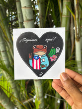Load image into Gallery viewer, Sticker Sapo Concho/ Corazón Negro
