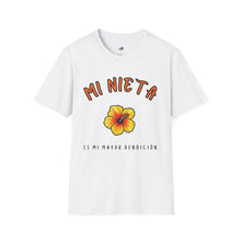 Load image into Gallery viewer, T-Shirt "Mi nieta es mi mayor bendición"
