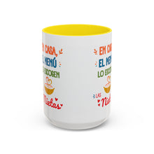 Load image into Gallery viewer, Tacita de café  "En casa el menú lo escogen las Nietas". 11oz
