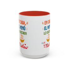 Load image into Gallery viewer, Tacita de café  "En casa el menú lo escogen las Nietas". 11oz
