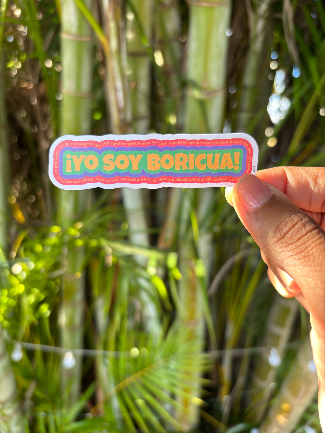 Sticker ¡Yo soy Boricua!