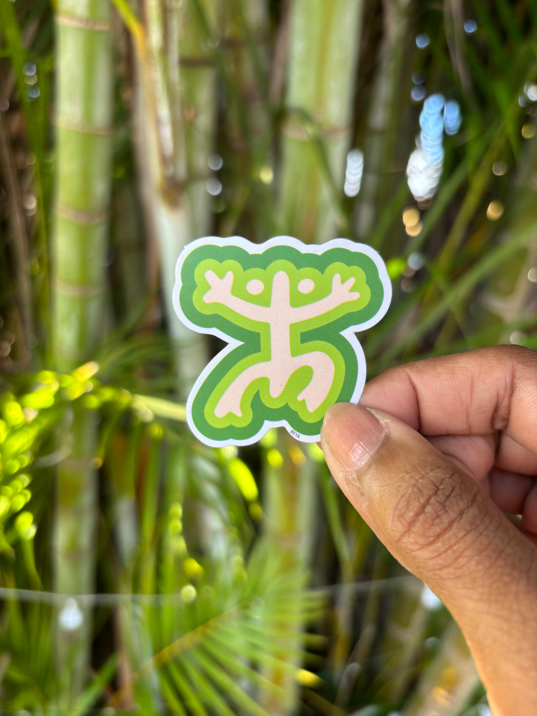 Sticker Coquí Taino