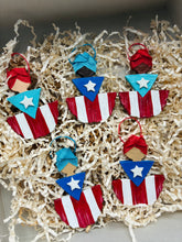 Load image into Gallery viewer, Muñecas Boricuas artesanales (Ornamentos)
