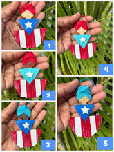 Load image into Gallery viewer, Muñecas Boricuas artesanales (Set de 3 Ornamentos)
