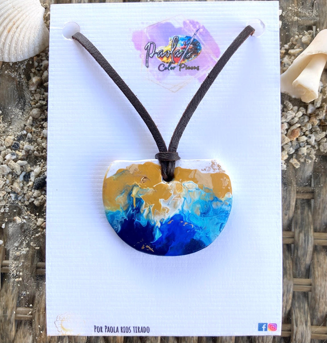 Semicircle sea necklace 