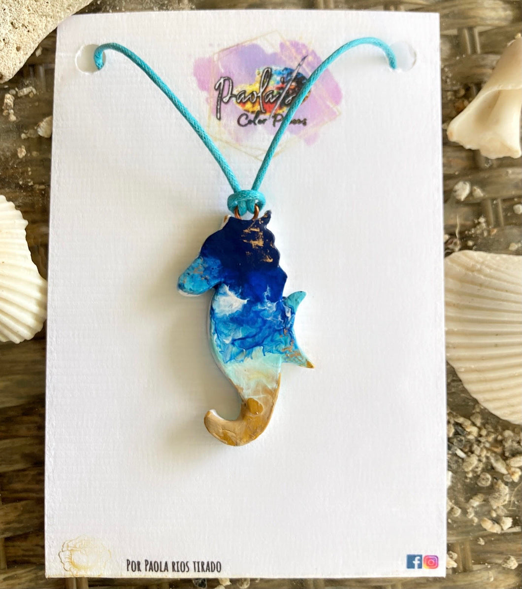 Seahorse necklace 