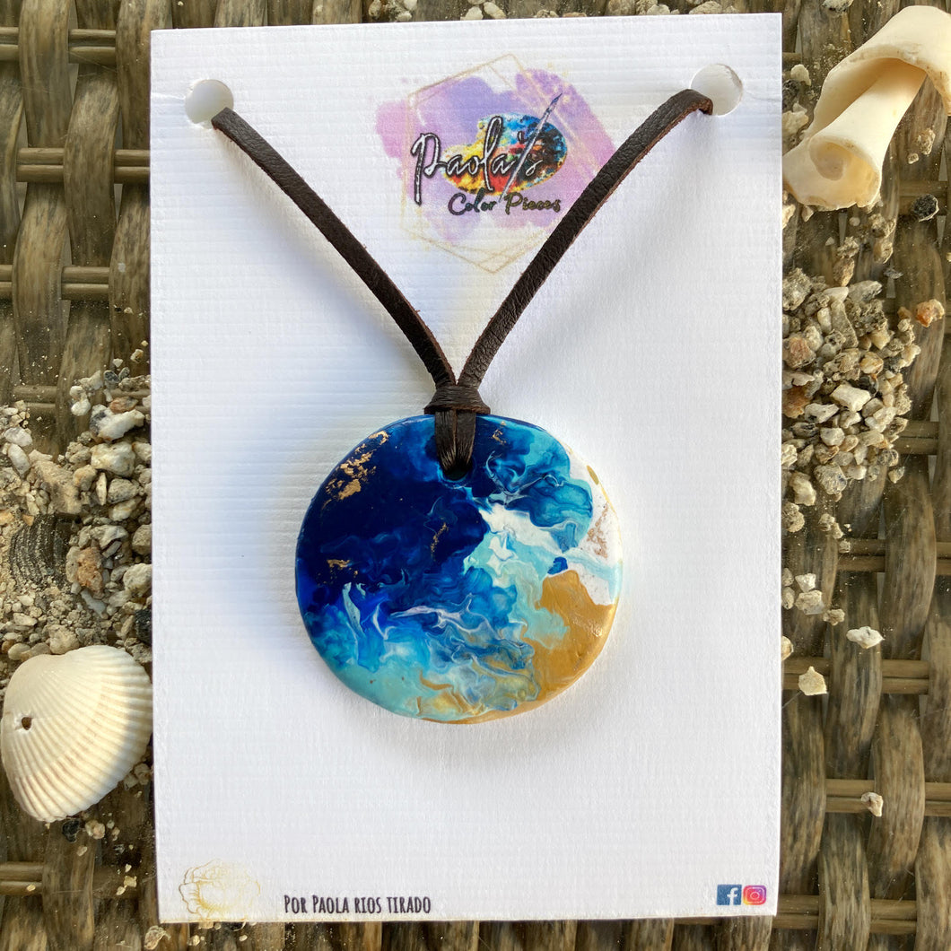 Sea circle necklace 