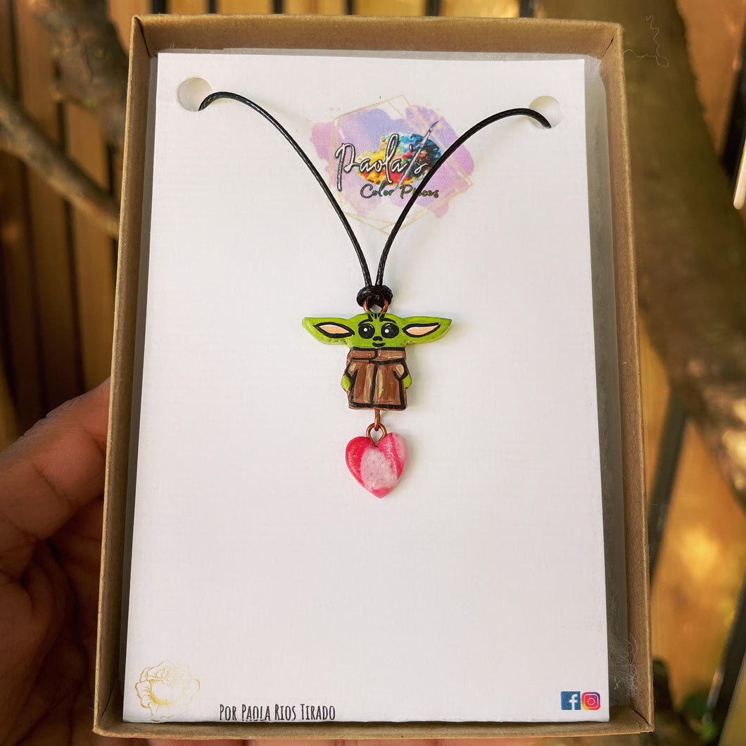 Baby Yoda necklace