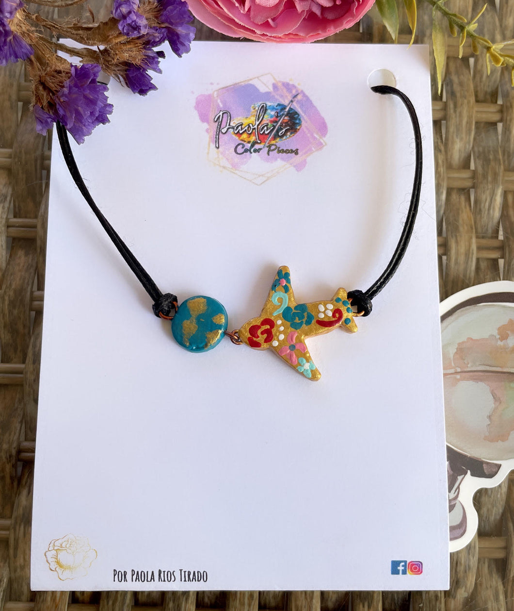 Flower Gold Airplane