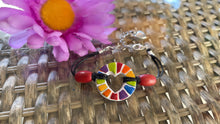Load image into Gallery viewer, Pride Heart wheel bracelet
