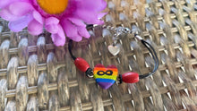 Load image into Gallery viewer, Pride Heart bracelet
