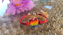 Load image into Gallery viewer, Pride Heart bracelet
