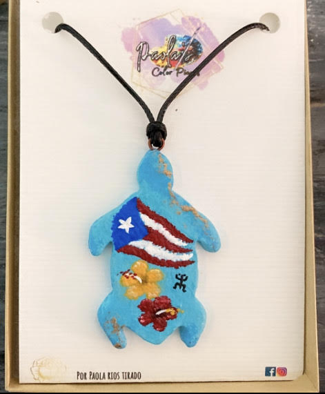 P.R. turtle necklace 